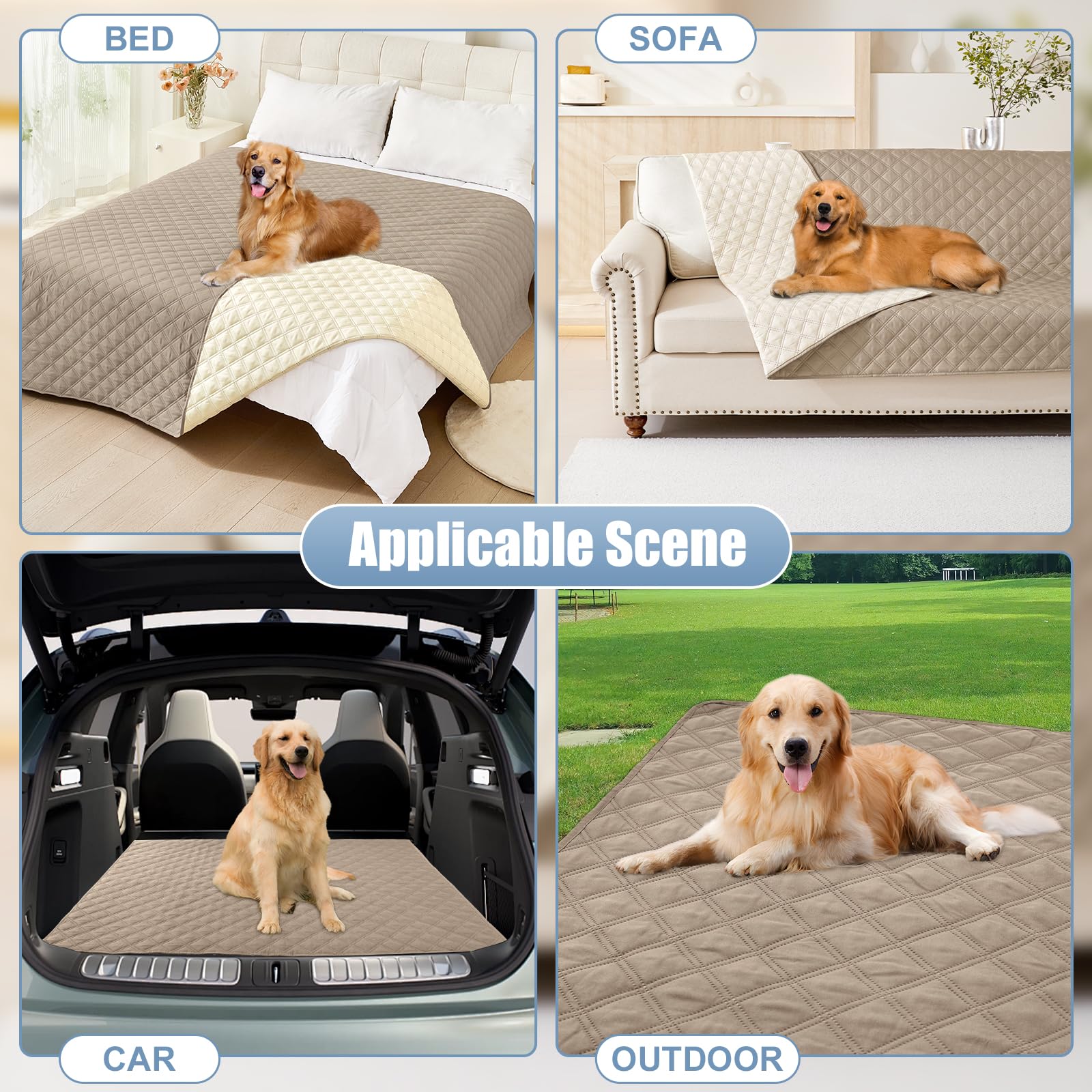 Foto 8 pulgar | Manta Impermeable Para Perros Smiry, Funda De Cama Reversible De 40 X 50 Cm - Venta Internacional.