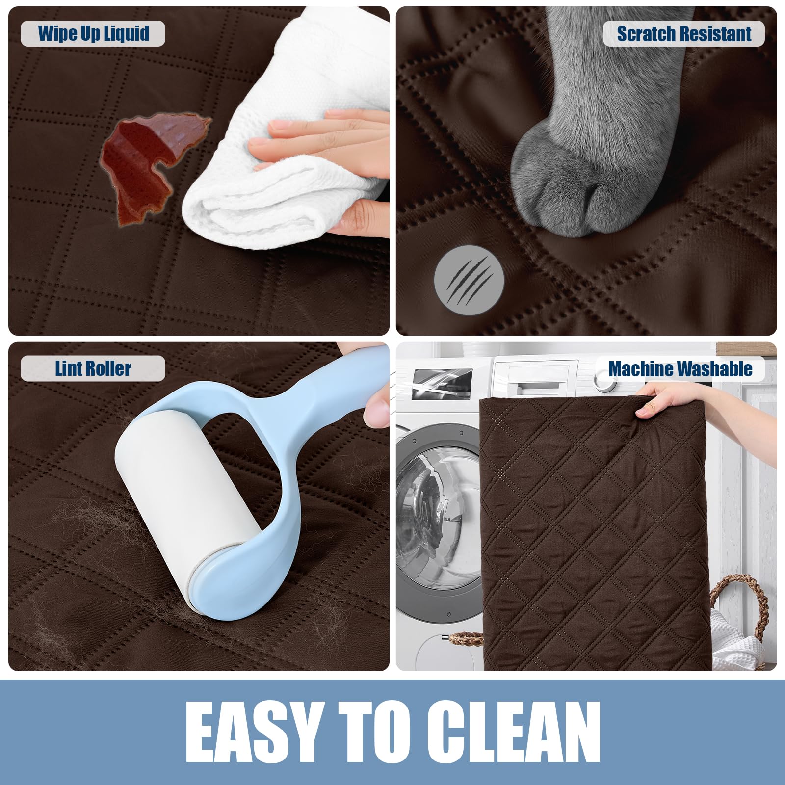 Foto 6 pulgar | Manta Impermeable Para Perros Smiry, Funda De Cama Reversible De 40 X 50 Cm - Venta Internacional.