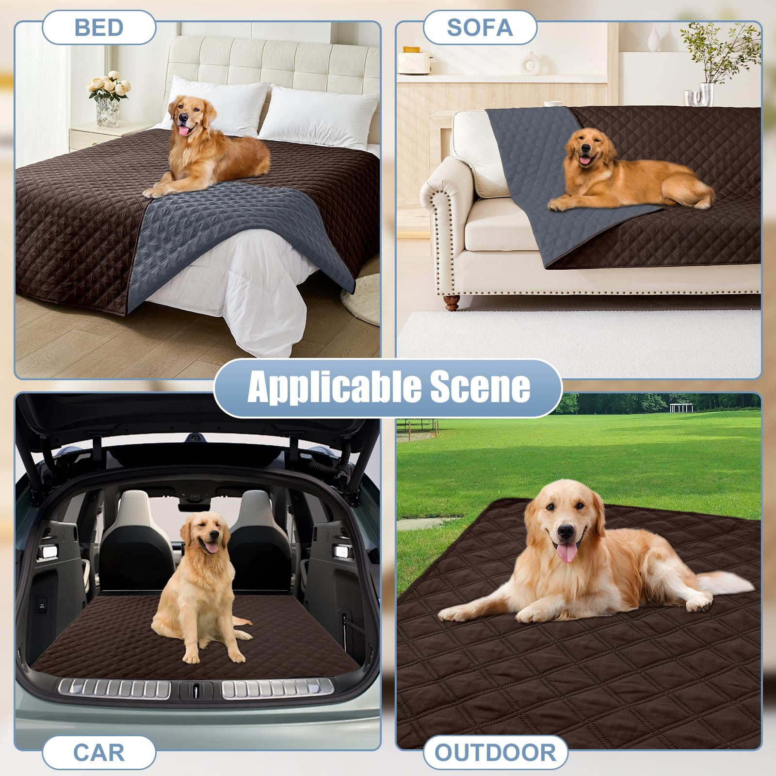 Foto 7 | Manta Impermeable Para Perros Smiry, Funda De Cama Reversible De 40 X 50 Cm - Venta Internacional.