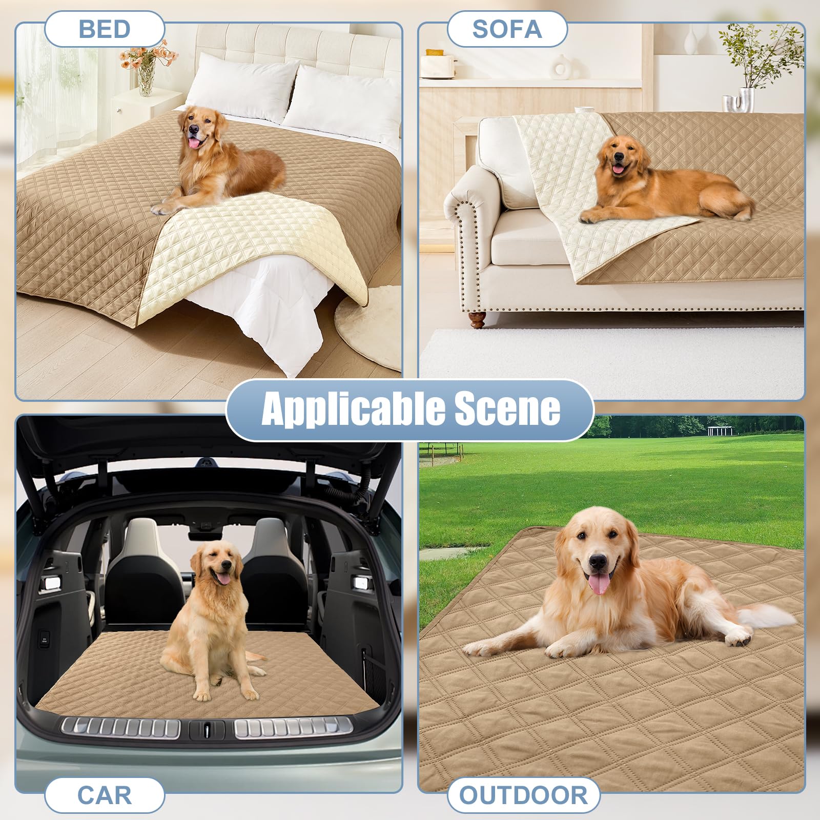 Foto 7 | Manta Impermeable Para Perros Smiry, Funda De Cama Reversible De 40 X 50 Cm - Venta Internacional.