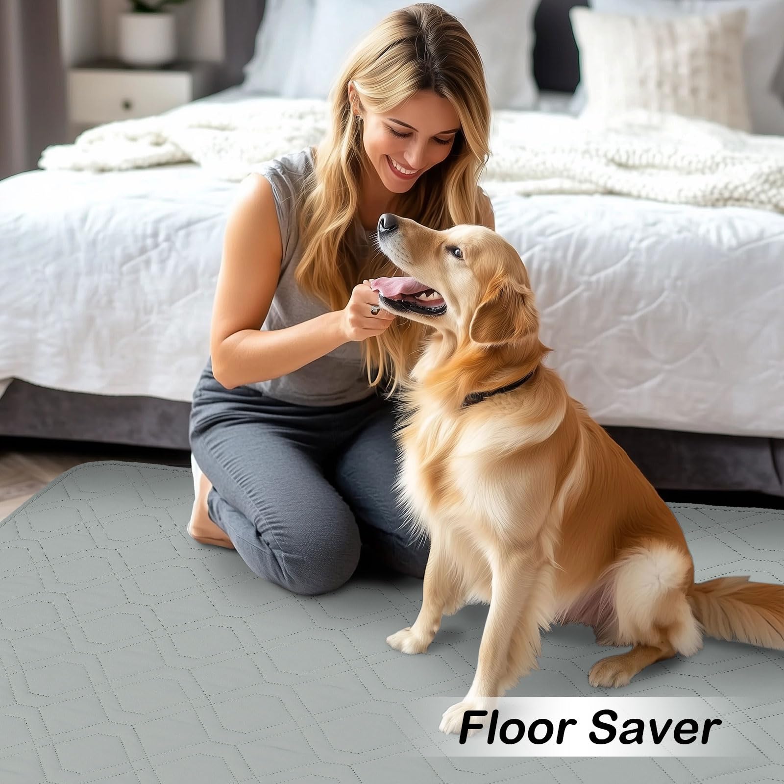Foto 4 pulgar | Manta Impermeable Para Cama De Perro Hyha, Funda De Sofá Reversible, Gris - Venta Internacional.