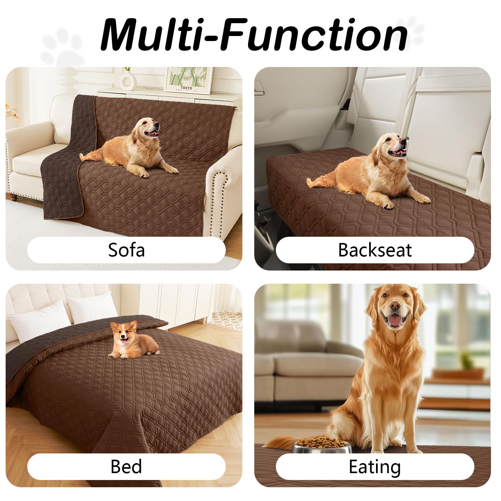 Foto 4 | Manta Impermeable Para Cama De Perro Hyha, Funda De Sofá Reversible De 30 X 53 Cm - Venta Internacional.