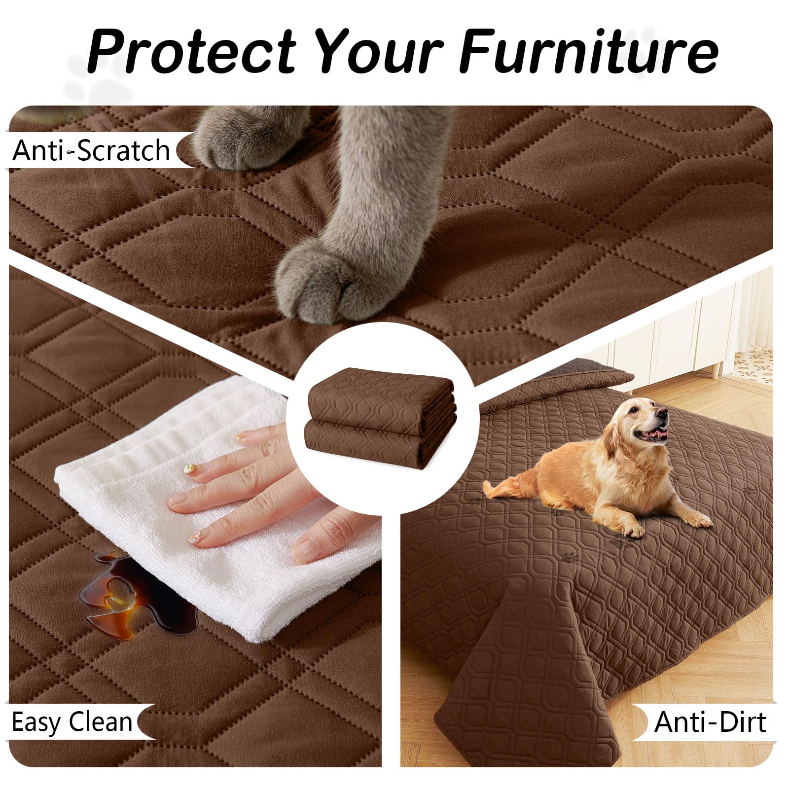 Foto 5 | Manta Impermeable Para Cama De Perro Hyha, Funda De Sofá Reversible De 30 X 53 Cm - Venta Internacional.
