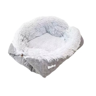 Foto 1 | Cama Para Gatos Mascotas Perros Suave Manta Lavable Plegable Gris Belug