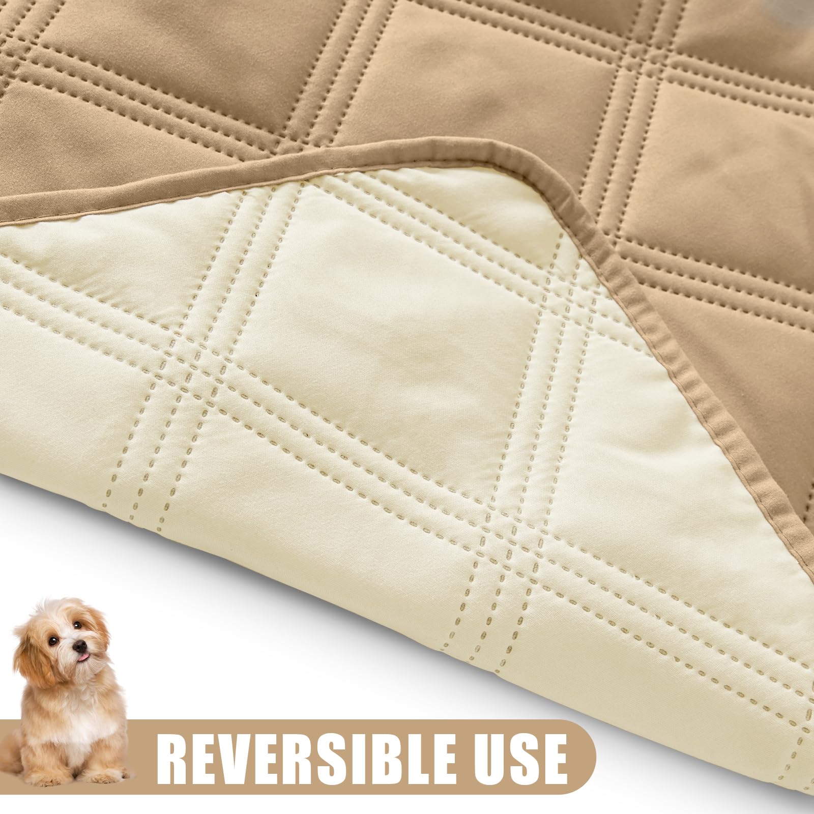 Foto 3 | Manta Impermeable Para Perros Smiry 30 X 70 Cm, Color Camel/beige - Venta Internacional.