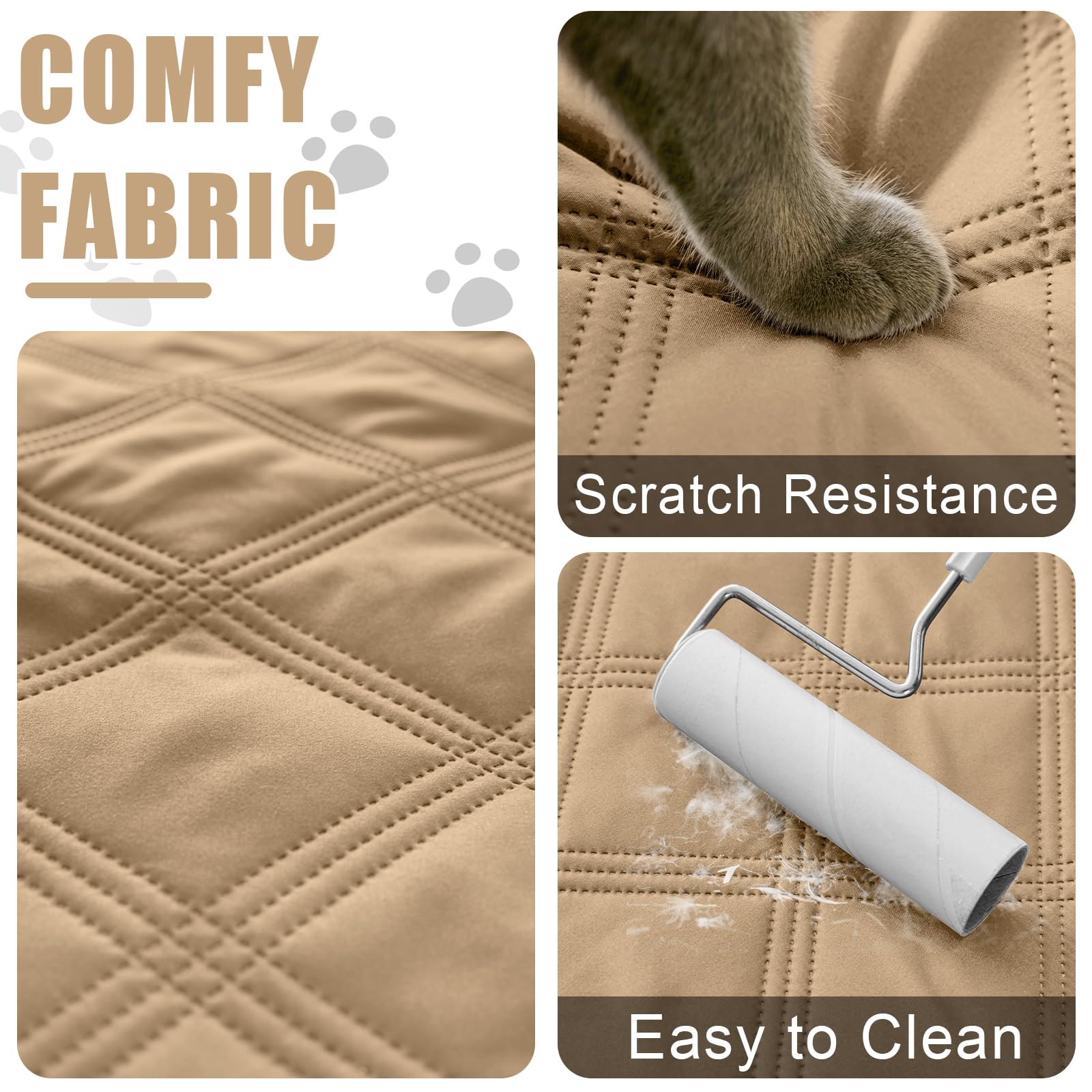 Foto 4 | Manta Impermeable Para Perros Smiry 30 X 70 Cm, Color Camel/beige - Venta Internacional.