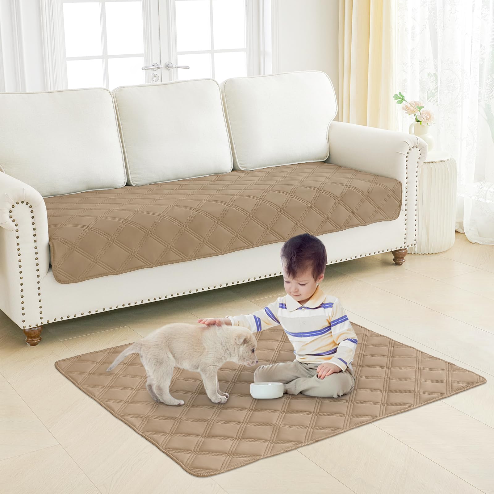 Foto 8 pulgar | Manta Impermeable Para Perros Smiry 30 X 70 Cm, Color Camel/beige - Venta Internacional.