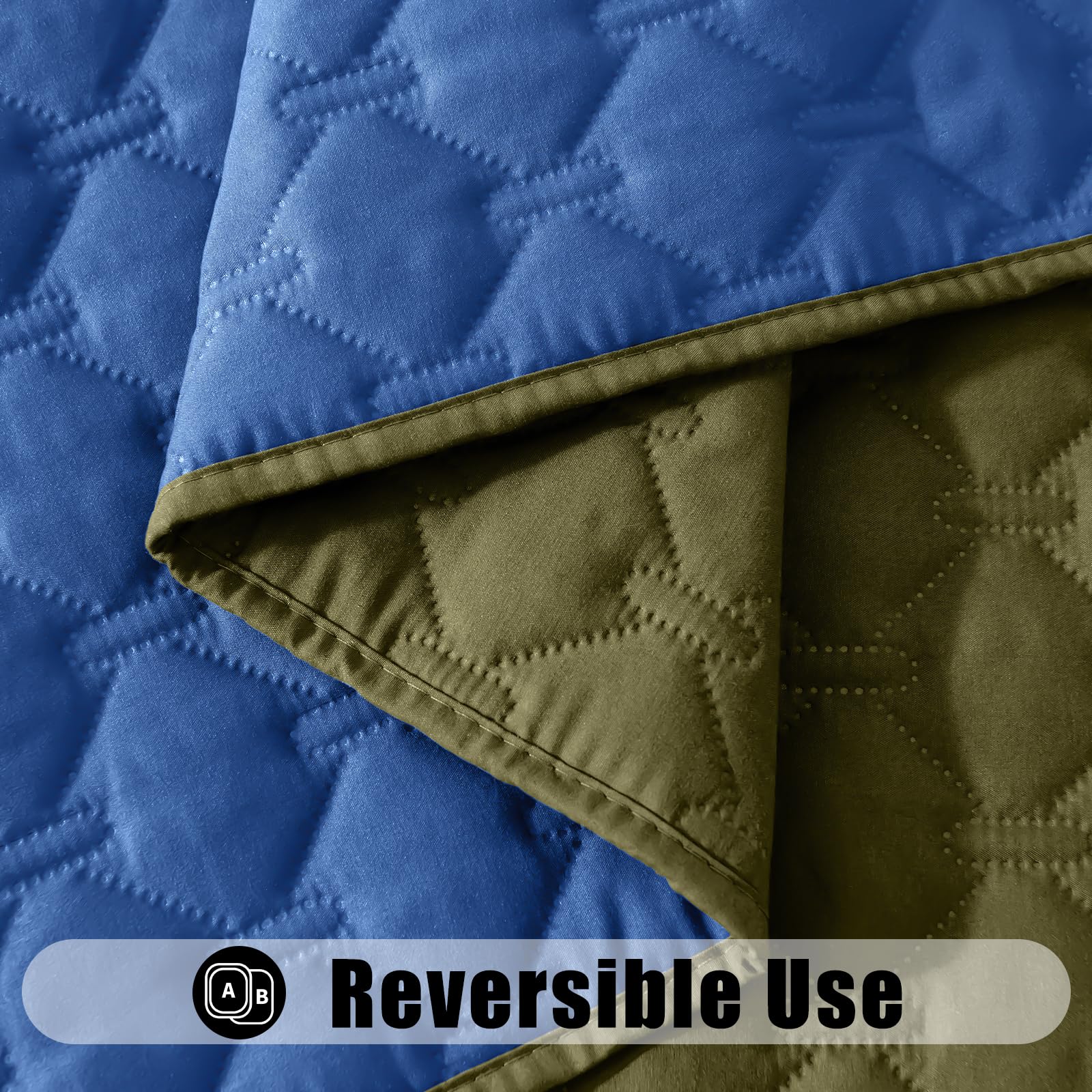 Foto 4 pulgar | Manta Impermeable Para Perros, 70 X 180 Cm, Color Verde Y Azul Marino - Venta Internacional.