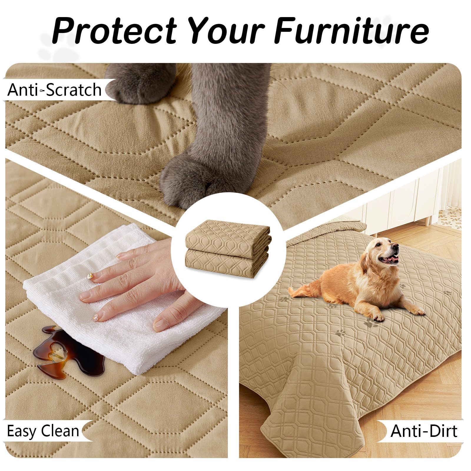 Foto 4 | Manta Impermeable Para Cama De Perro Hyha, Funda De Sofá Reversible De 40 X 50 Cm - Venta Internacional.