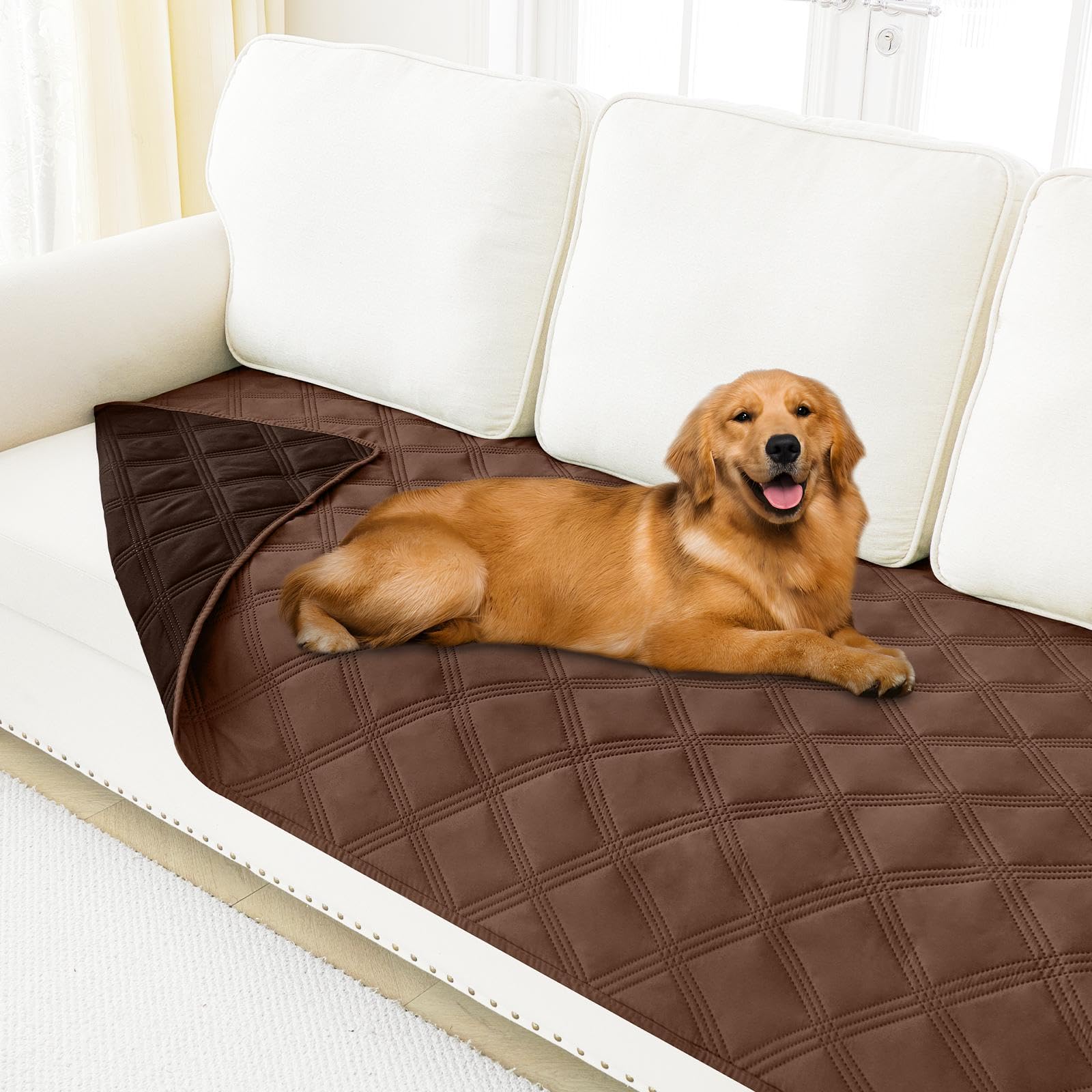 Foto 1 | Manta Impermeable Para Perros Smiry, 30 X 70 Cm, Color Marrón Y Chocolate - Venta Internacional.