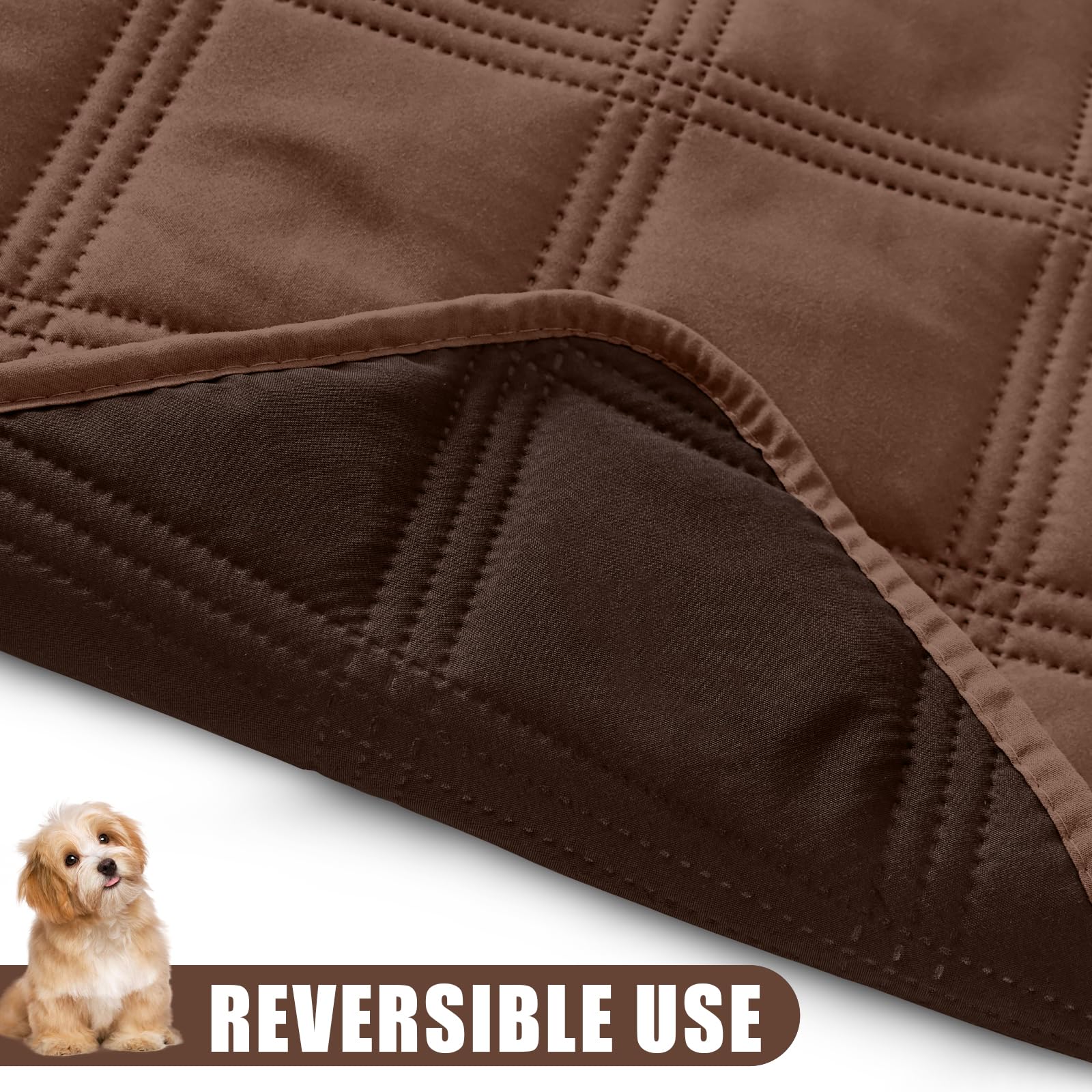 Foto 4 pulgar | Manta Impermeable Para Perros Smiry, 30 X 70 Cm, Color Marrón Y Chocolate - Venta Internacional.