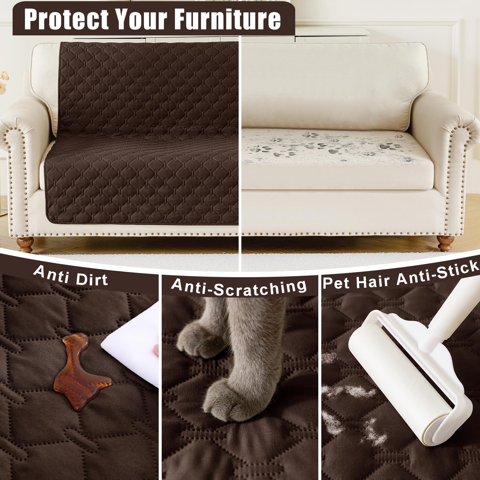 Foto 5 pulgar | Manta Impermeable Para Cama De Perro Smiry Para Sofá De 30 X 70 Cm - Venta Internacional.