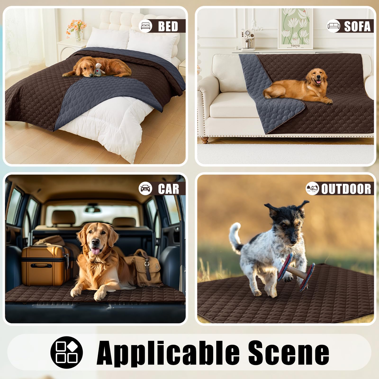 Foto 7 pulgar | Manta Impermeable Para Cama De Perro Smiry Para Sofá De 30 X 70 Cm - Venta Internacional.