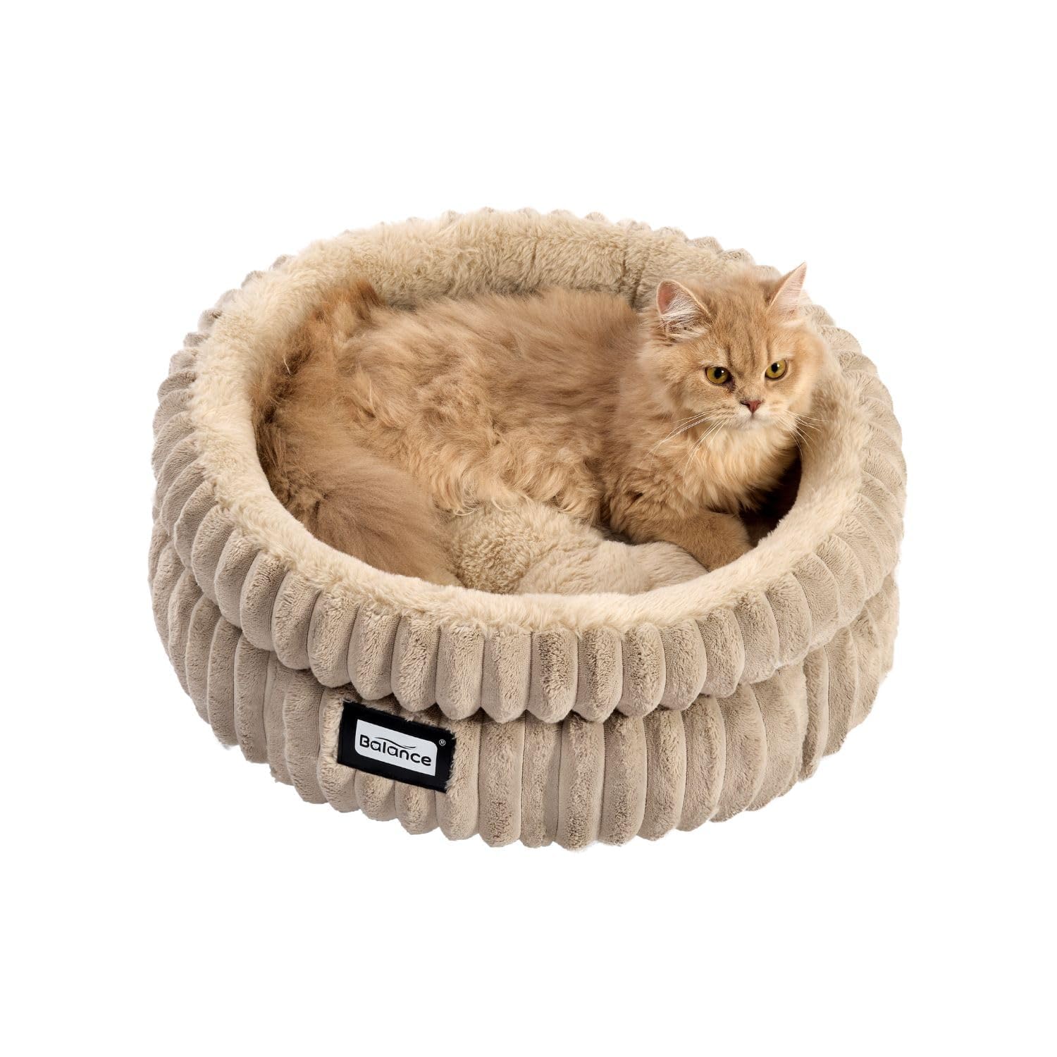 Cama Para Gatos Balance, Lavable, Redonda, Supersuave, De Felpa Para Gatitos - Venta Internacional.