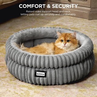 Foto 2 | Cama Para Gatos Balance, Lavable, Redonda, Supersuave, De Felpa Para Gatitos - Venta Internacional.