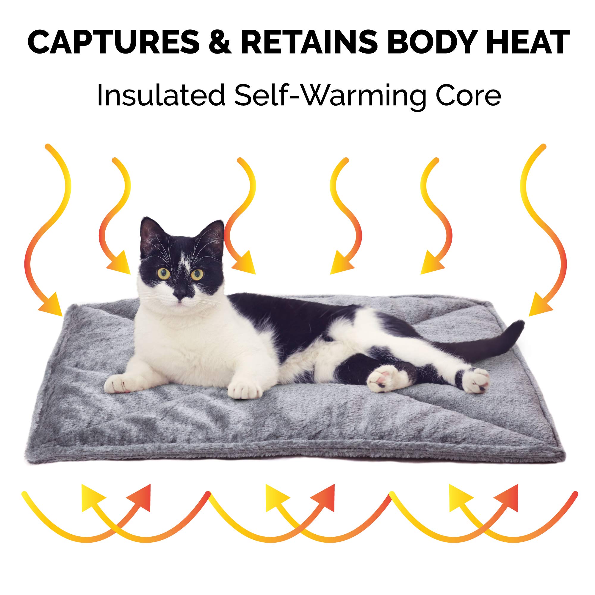 Foto 5 pulgar | Cama Para Gatos Furhaven Thermanap, Autocalentable, Lavable, Gris, Pequeña - Venta Internacional.
