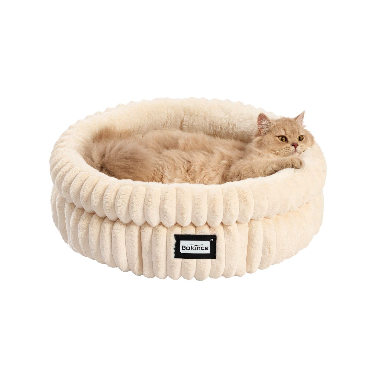 Cama Para Gatos Balance, Lavable, Redonda, Supersuave, De Felpa Para Gatitos - Venta Internacional.