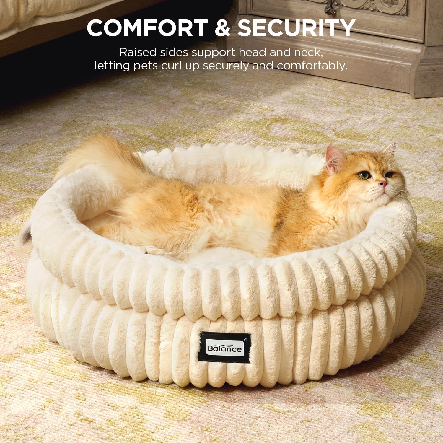 Foto 3 pulgar | Cama Para Gatos Balance, Lavable, Redonda, Supersuave, De Felpa Para Gatitos - Venta Internacional.