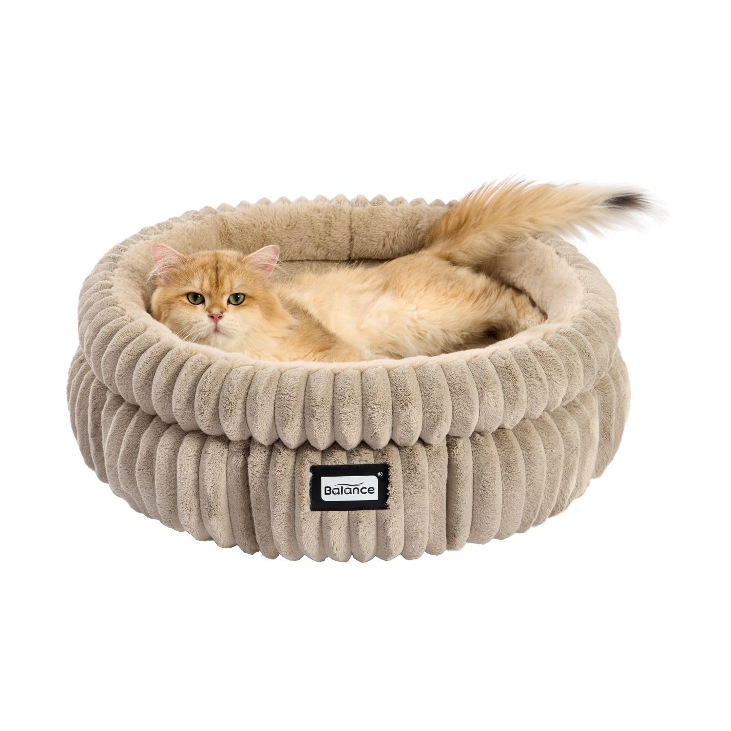 Cama Para Gatos Balance Kitten, Lavable, Redonda, Supersuave - Venta Internacional.