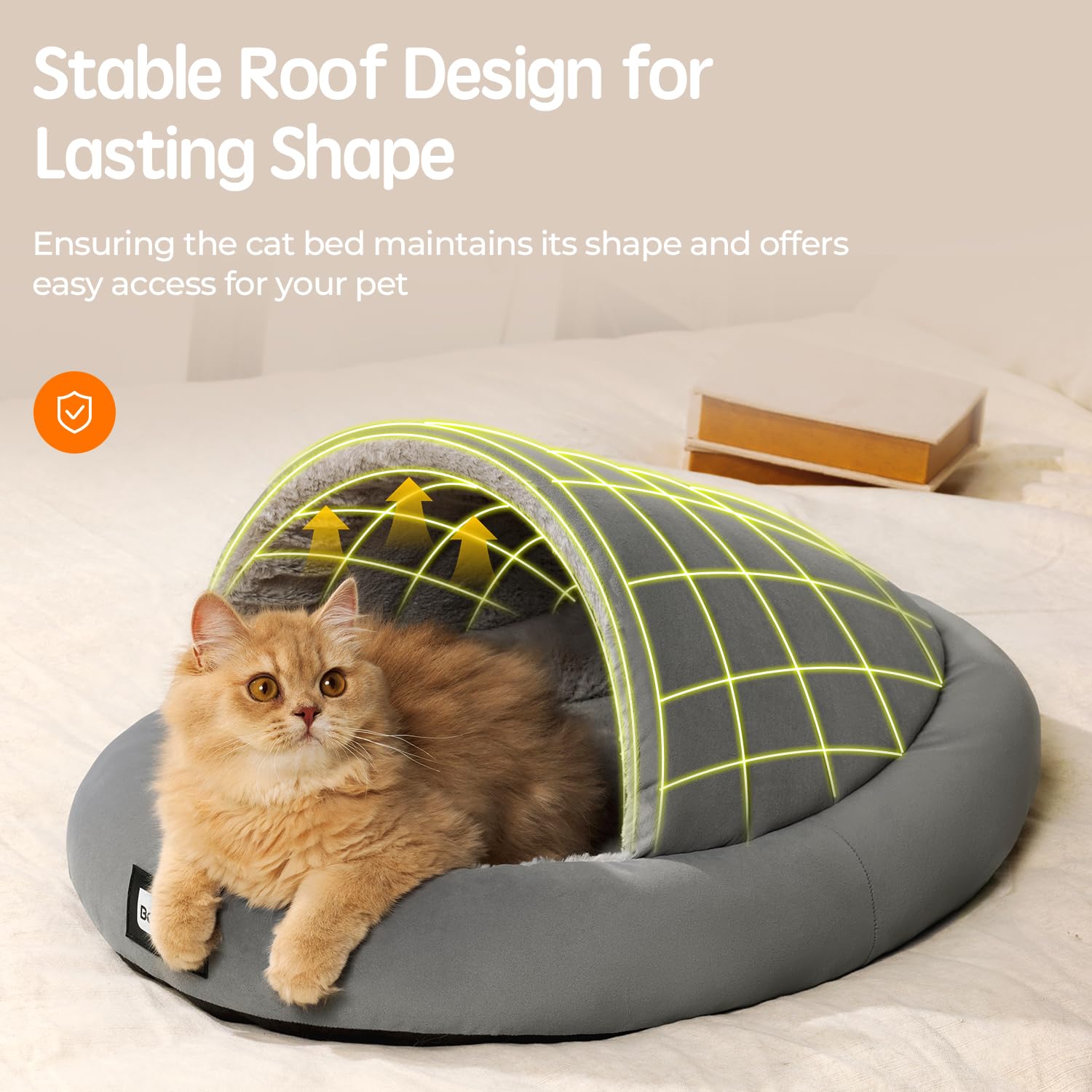 Foto 2 | Cama Para Gatos Cave Balance 2 En 1 Para Gatitos Y Perros Pequeños - Venta Internacional.