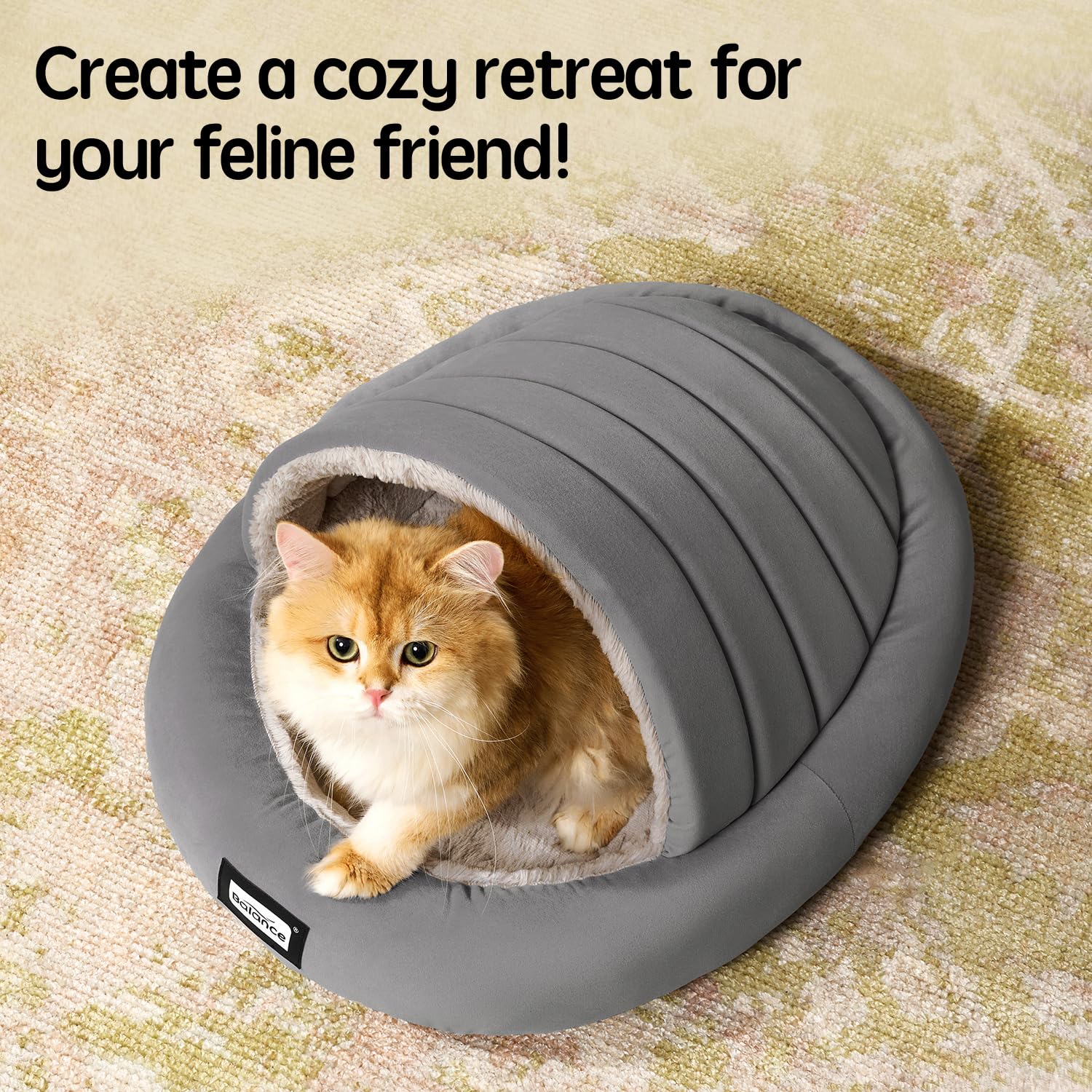 Foto 4 pulgar | Cama Para Gatos Cave Balance 2 En 1 Para Gatitos Y Perros Pequeños - Venta Internacional.