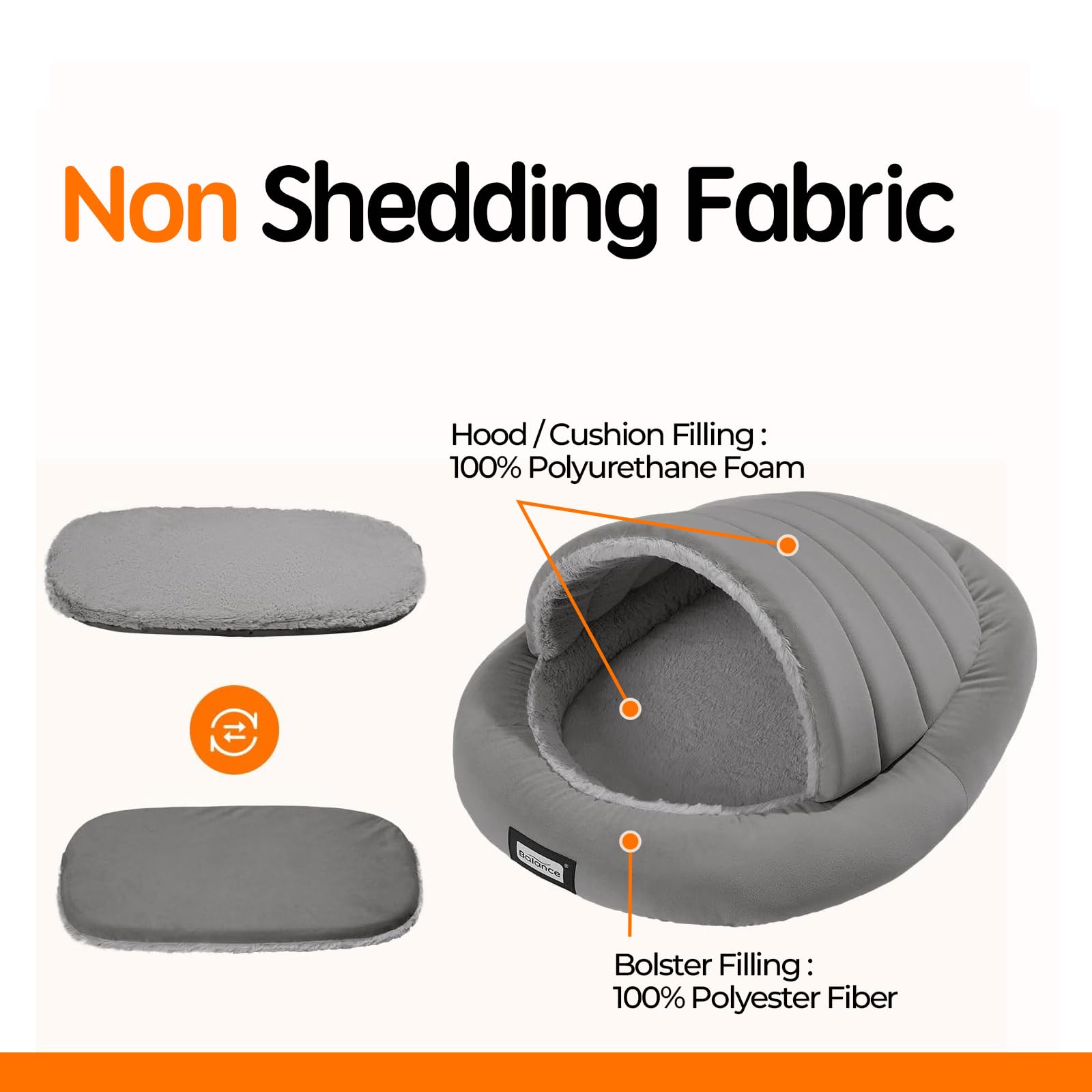 Foto 4 | Cama Para Gatos Cave Balance 2 En 1 Para Gatitos Y Perros Pequeños - Venta Internacional.