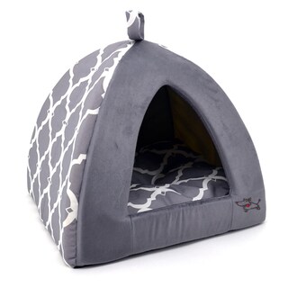 Foto 1 | Cama Blanda Pet Tent Best Pet Supplies Para Perro Y Gato, Gris, 19 X 19 Cm - Venta Internacional.
