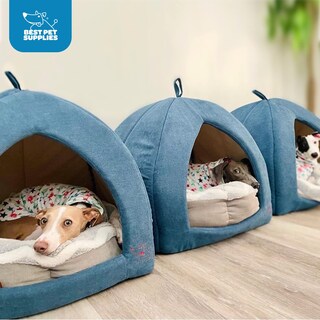 Foto 5 | Cama Blanda Para Perros Y Gatos Para Mascotas Best Pet Supplies, Color Azul Marino - Venta Internacional.