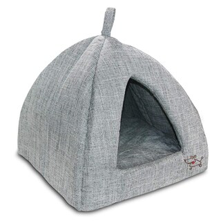 Foto 1 | Cama Blanda Pet Tent Best Pet Supplies Para Perros Y Gatos, Lino Gris - Venta Internacional.