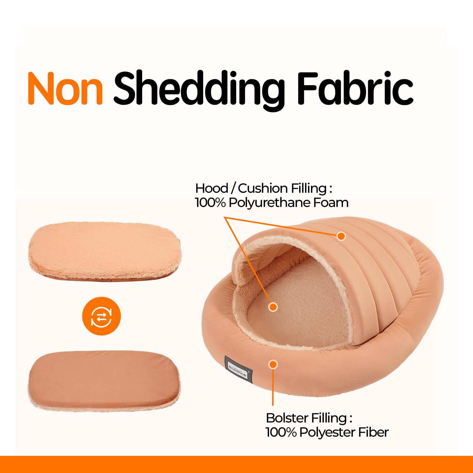 Foto 4 | Cama Para Gatos Cave Balance 2 En 1 Para Gatitos Y Perros Pequeños - Venta Internacional.