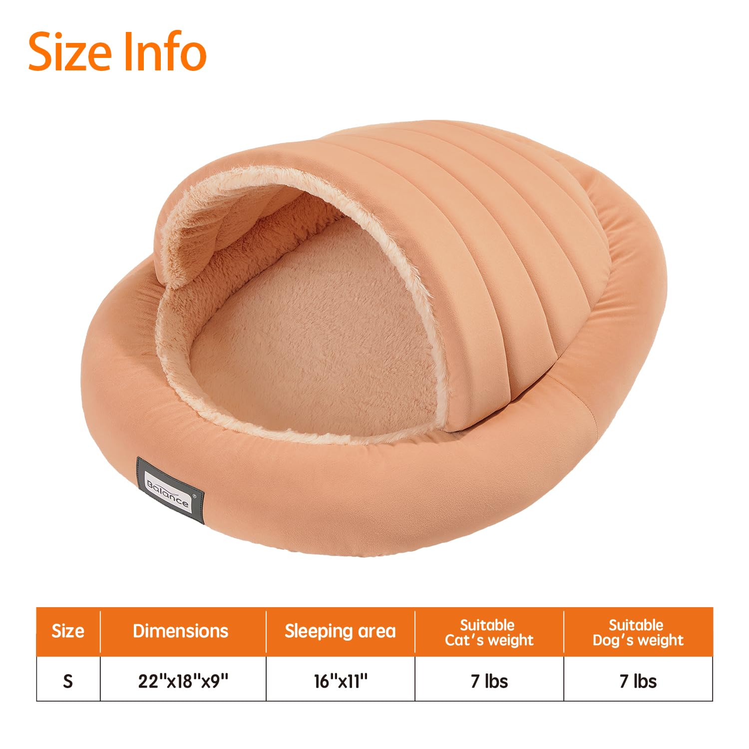 Foto 5 | Cama Para Gatos Cave Balance 2 En 1 Para Gatitos Y Perros Pequeños - Venta Internacional.