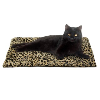 Foto 1 | Cama Para Gatos Furhaven Thermanap, Autocalentable, Lavable, Diseño De Leopardo - Venta Internacional.