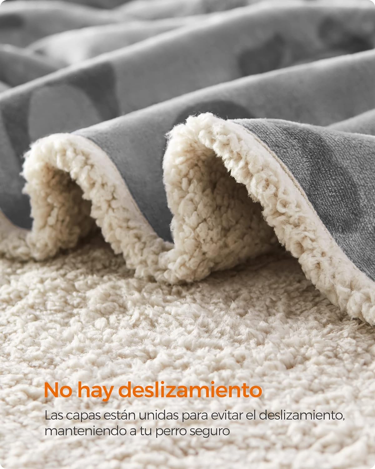 Foto 6 pulgar | Manta Impermeable Para Mascotas Feandrea Mppb050g01 127 X 101 Cm Gris