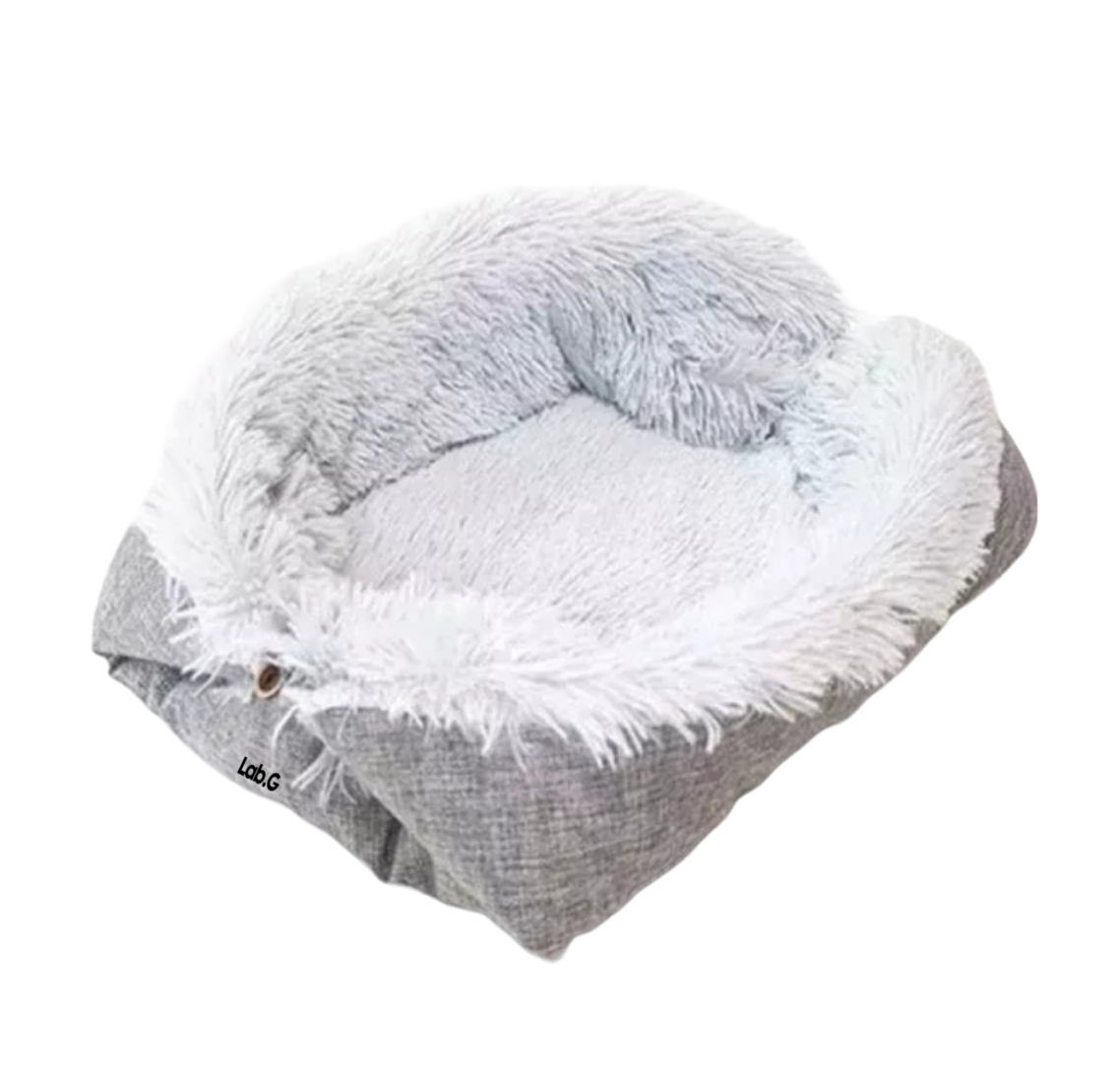 Foto 2 pulgar | Cama Para Gatos Mascotas Perros Suave Manta Lavable Plegable Gris