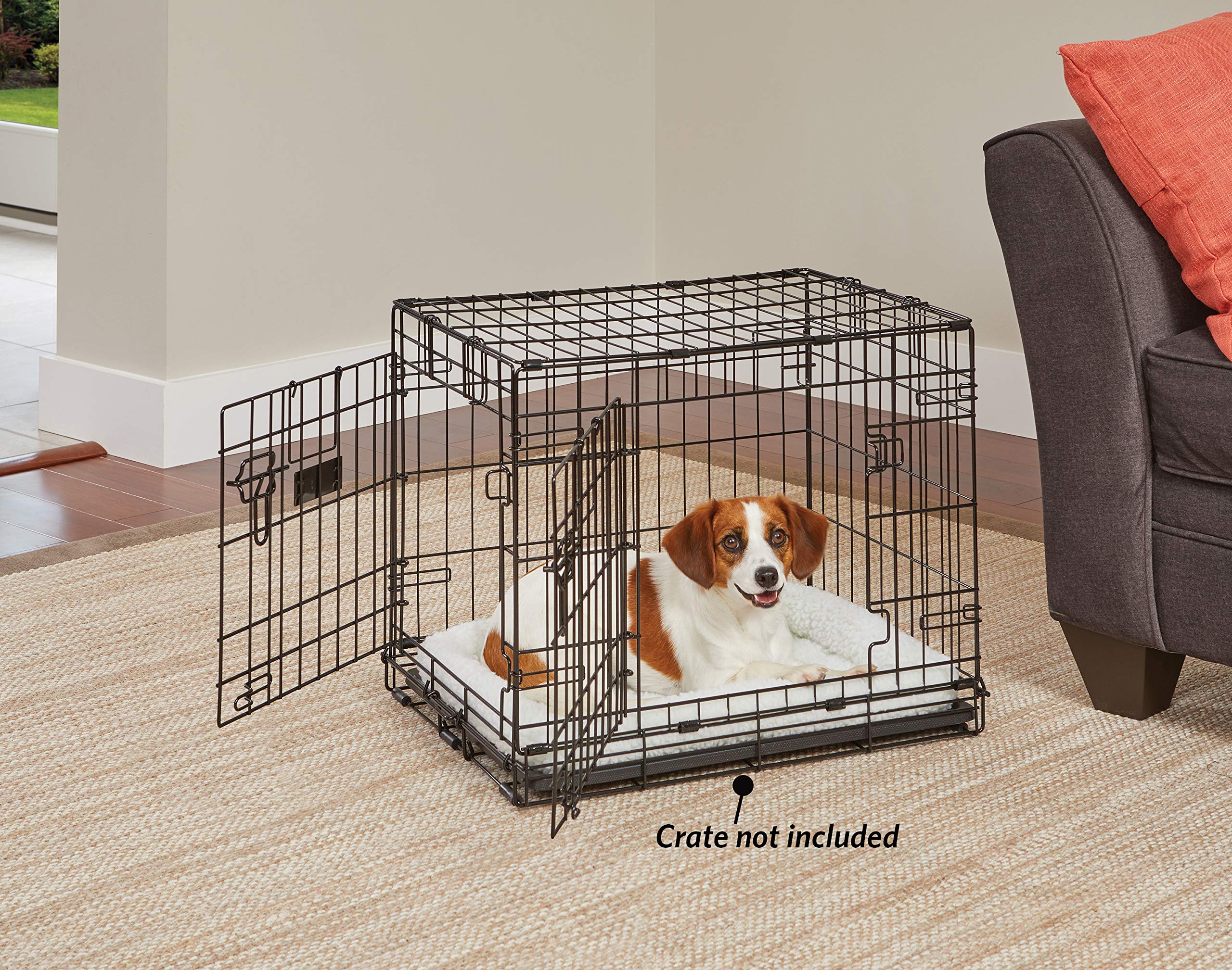 Foto 3 pulgar | Cama Para Perros Midwest Homes For Pets Bolster, Forro Polar Blanco De 24 Pulgadas - Venta Internacional.
