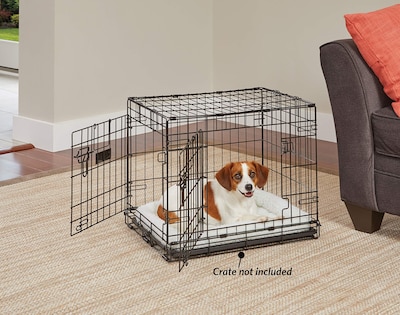 Foto 2 | Cama Para Perros Midwest Homes For Pets Bolster, Forro Polar Blanco De 24 Pulgadas - Venta Internacional.