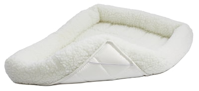 Foto 6 | Cama Para Perros Midwest Homes For Pets Bolster, Forro Polar Blanco De 24 Pulgadas - Venta Internacional.