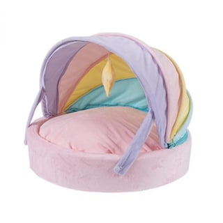 Foto 2 | Cama Para Gatos Huoguo Extraíble, Lavable Y Semicerrada, Rosa Cálido - Venta Internacional.