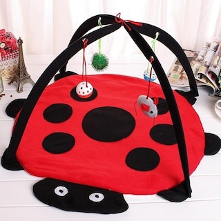 Foto 1 | Cama Para Gatos Cat House Sanlin Beans, Juguete Y Árbol, 61 X 61 X 34 Cm - Venta Internacional.