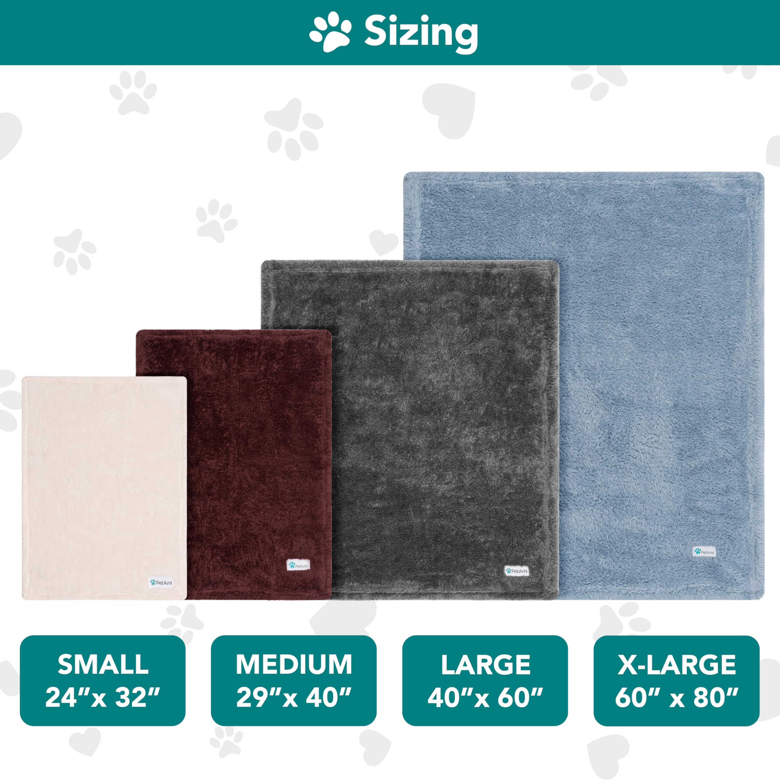 Foto 7 | Manta Para Perros Petami Fluffy Brown, Forro Polar Sherpa Para Perros Pequeños - Venta Internacional.