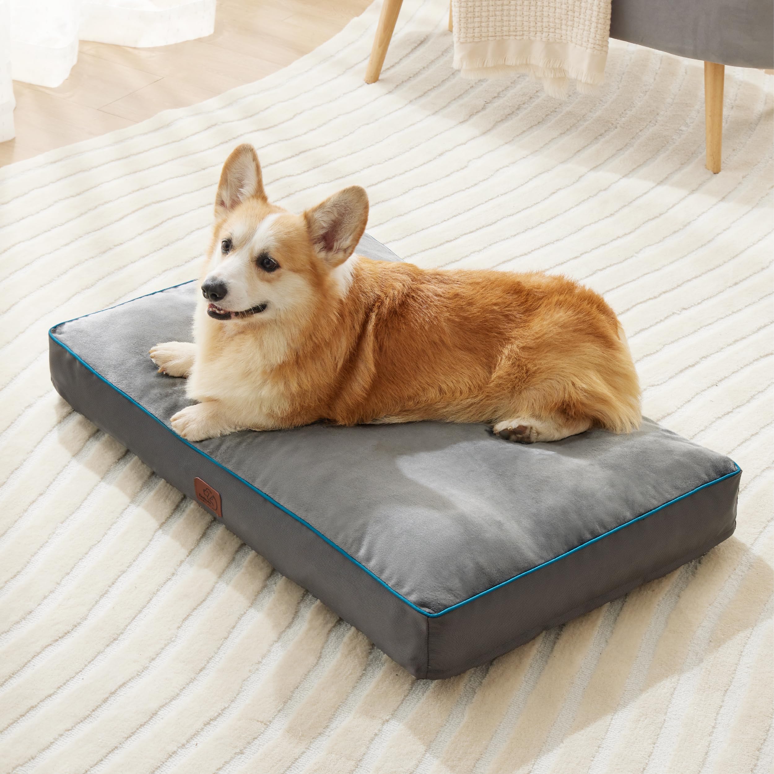 Foto 8 pulgar | Cama Impermeable Para Perros Grandes, 32 X 56 X 10 Cm, Color Gris - Venta Internacional.