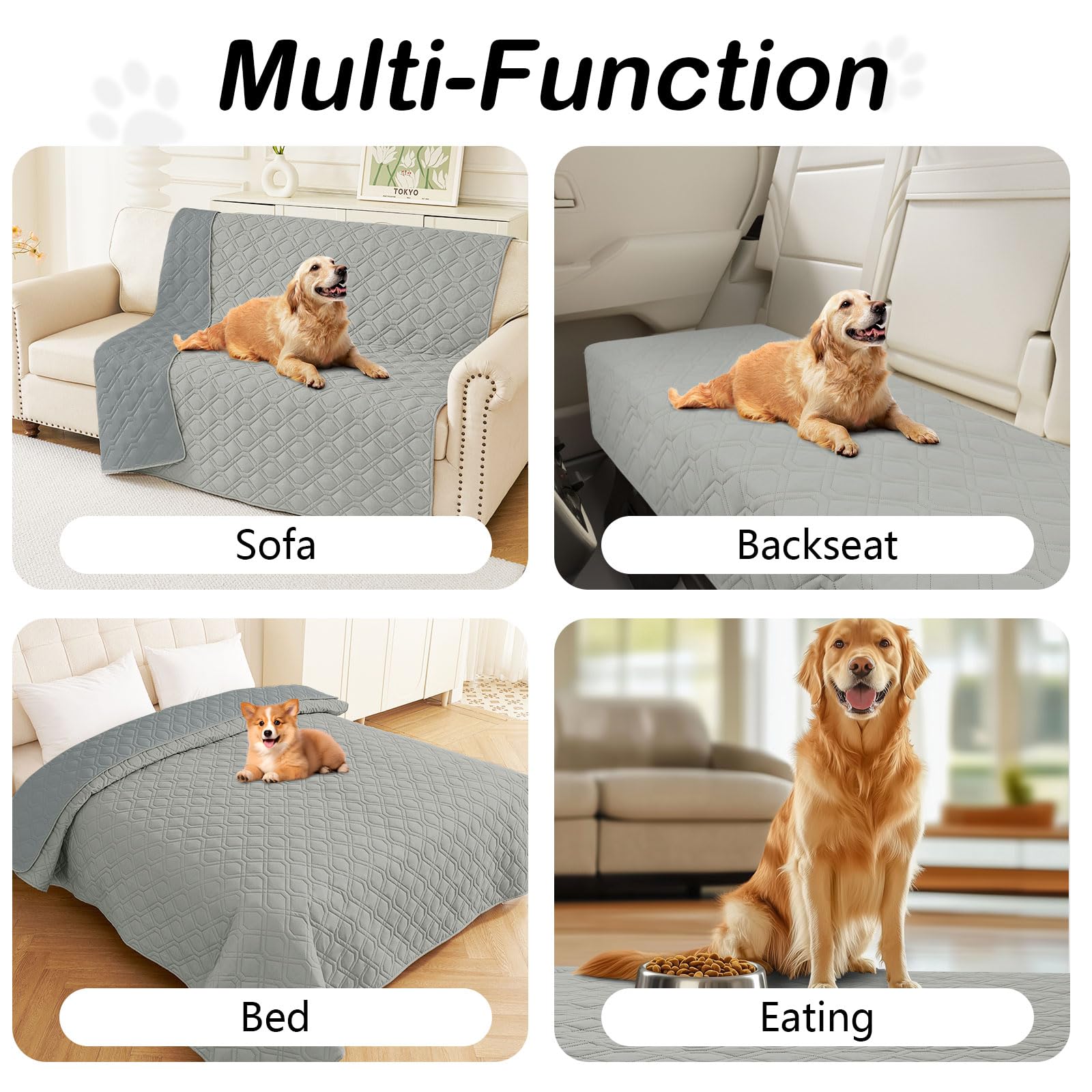 Foto 6 pulgar | Manta Impermeable Para Cama De Perro Hyha, Funda De Sofá Reversible De 30 X 70 Cm - Venta Internacional.