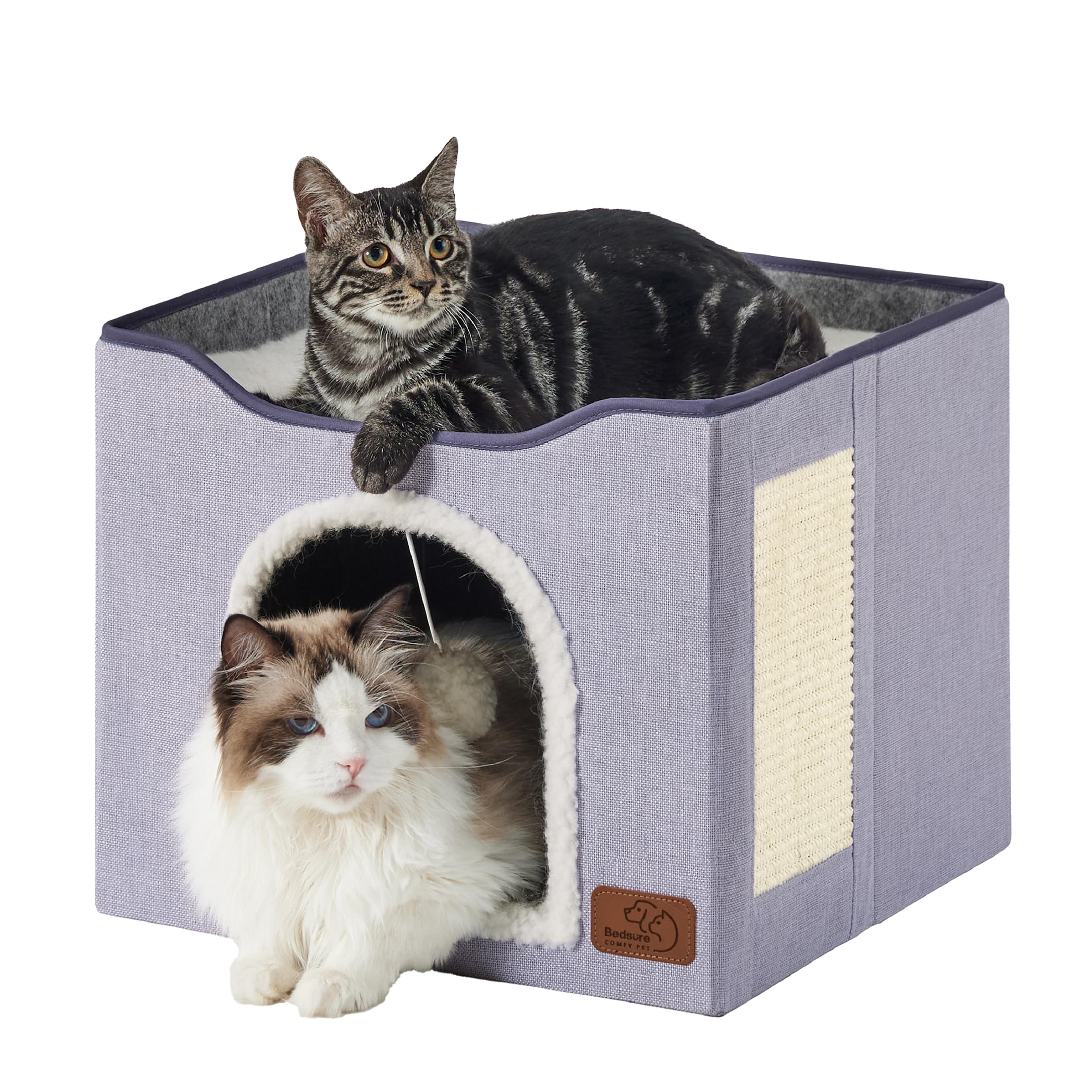 Foto 2 pulgar | Cama Para Gatos Bedsure Cat Cave Para Gatos De Interior Con Bloc De Notas En Forma De Nube - Venta Internacional.