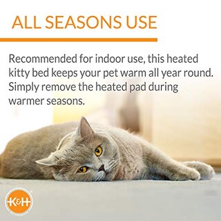 Foto 3 | Cama Para Gatos K&h Pet Products Thermo-kitty Fashion Splash Mocha - Venta Internacional.
