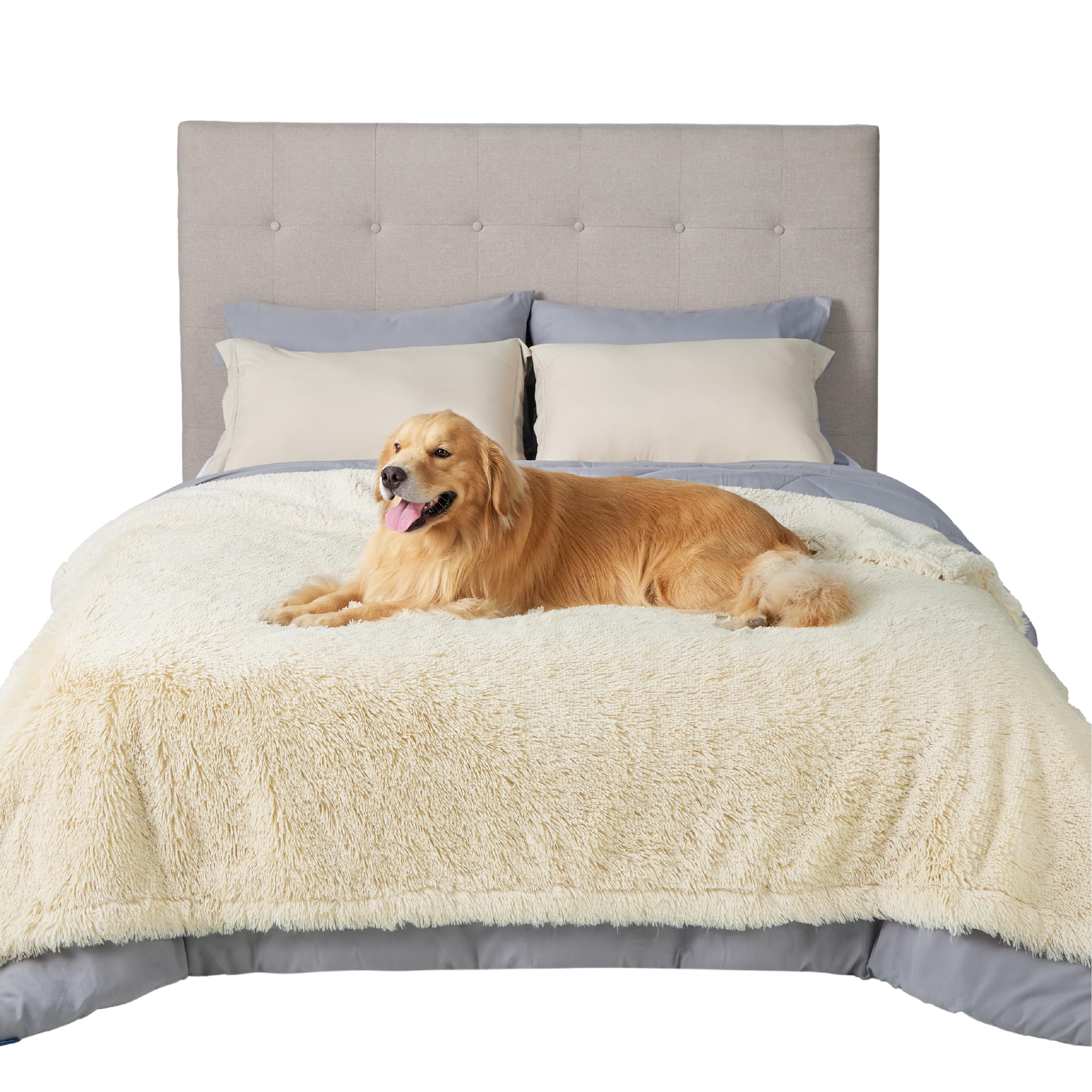 Foto 5 pulgar | Manta Impermeable Para Perros Grandes, 150 X 200 Cm, Color Crema - Venta Internacional.