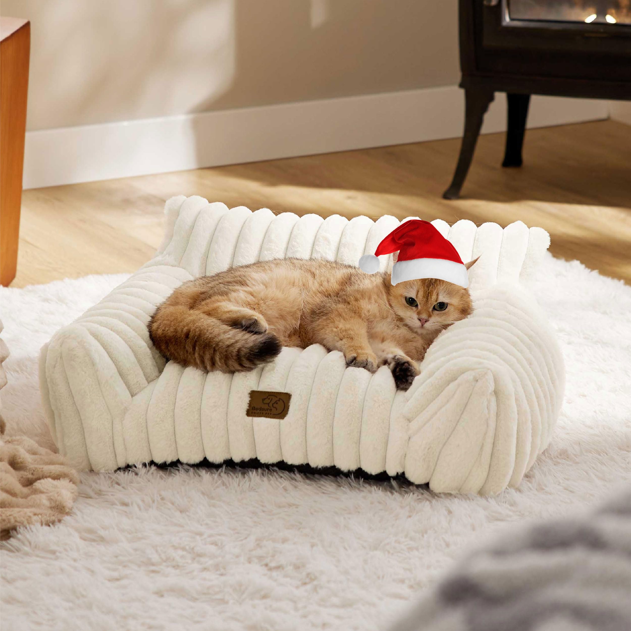 Foto 1 | Sofá Cat Couch Bedsure, Bonito Y Esponjoso, Con Suave Forro Polar De Pana - Venta Internacional.