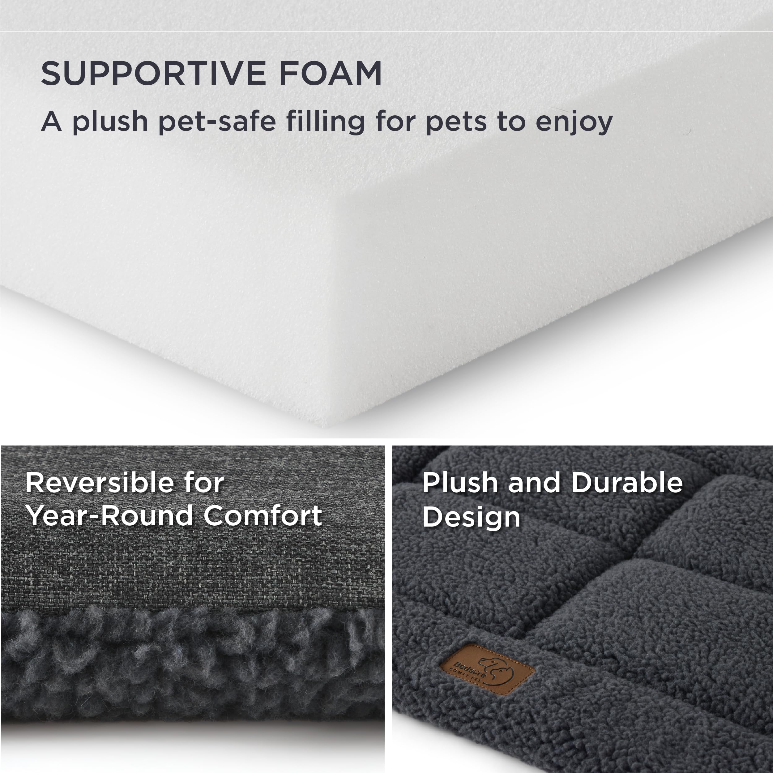 Foto 4 pulgar | Alfombrilla De Espuma Reversible Y Lavable Para Perros, Tamaño Grande - Venta Internacional.