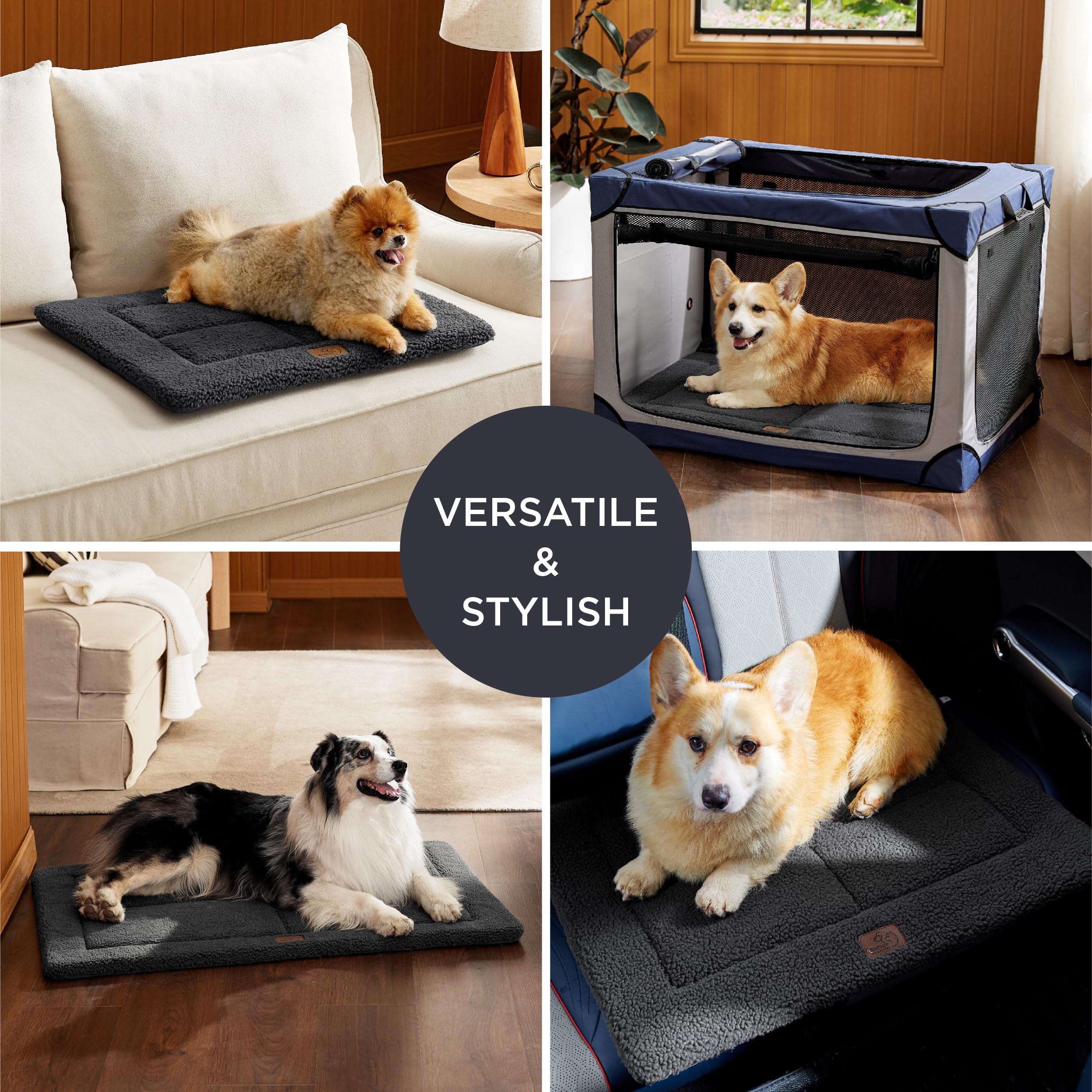 Foto 6 pulgar | Alfombrilla De Espuma Reversible Y Lavable Para Perros, Tamaño Grande - Venta Internacional.