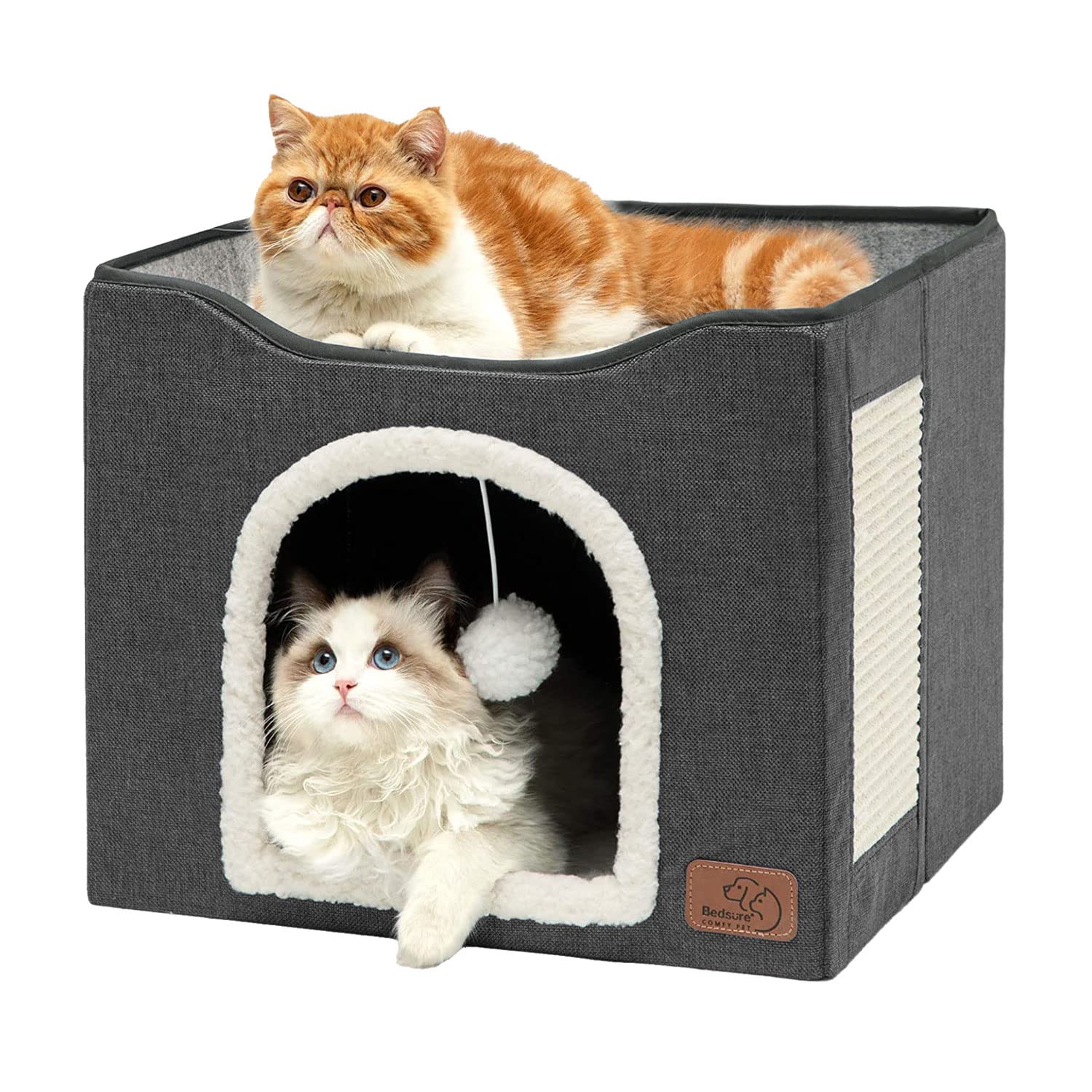 Foto 1 | Cama Para Gatos Bedsure Cat Cave Para Gatos De Interior Con Almohadilla Rascadora - Venta Internacional.