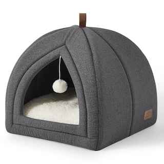 Foto 1 | Cat Bed Bedsure 2 En 1 Cat Cave House, Tienda De Campaña Con Almohada, Gris Oscuro - Venta Internacional.